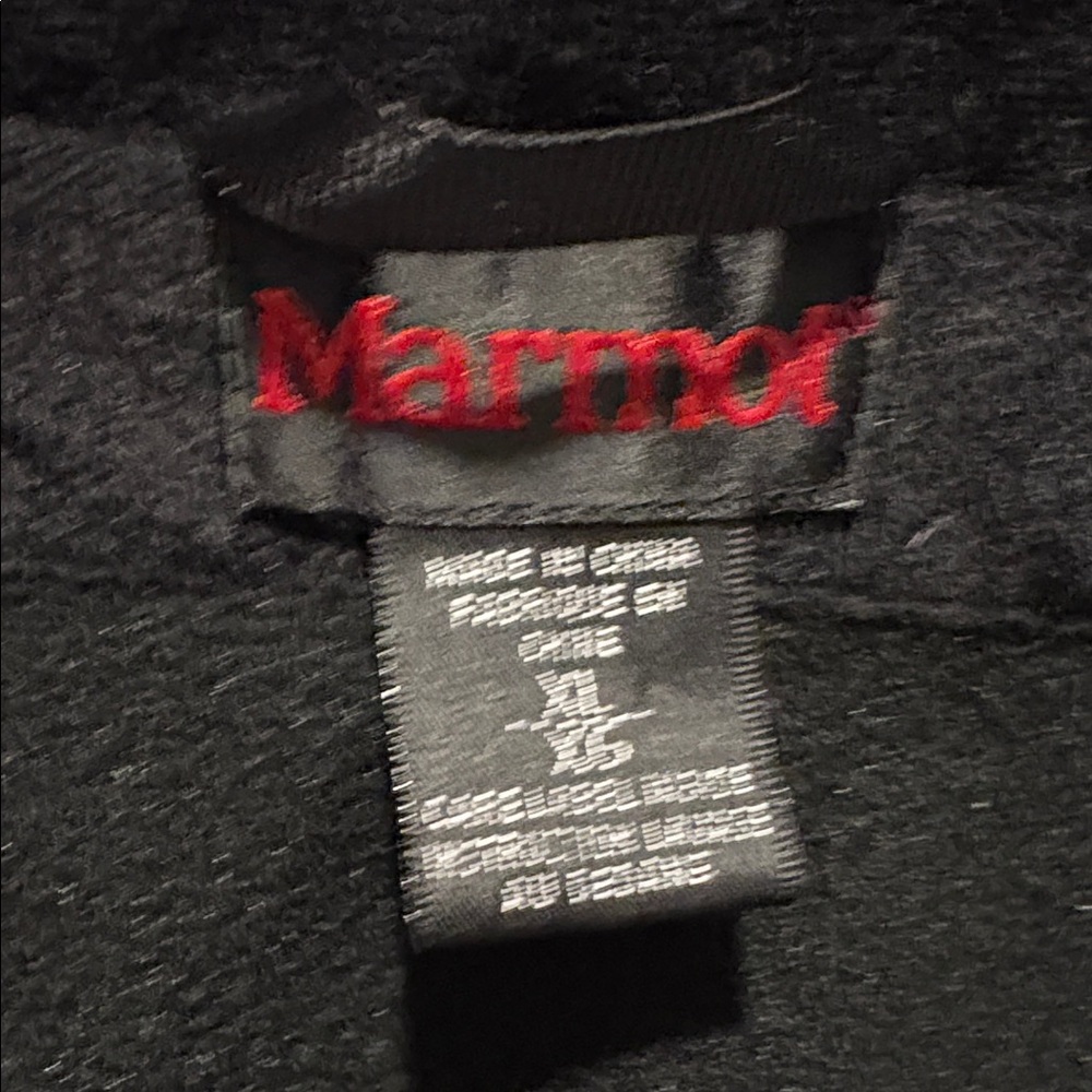 Marmot Dri-Clime Windbreaker Full Zip Vest in Blue/Black Size XL -- Great 4 Golf - Picture 6 of 8